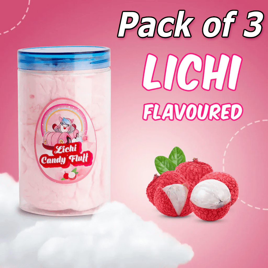 Candy Fluff, Lichi - Pack of 3 - Popcorn & Company 