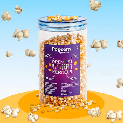 Butterfly Popcorn Maize | Kernels Seeds| Popcorn Makka - 500 GM - Popcorn & Company