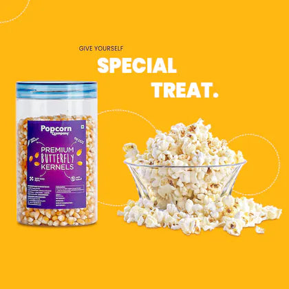 Butterfly Popcorn Maize | Kernels Seeds| Popcorn Makka - 500 GM - Popcorn & Company