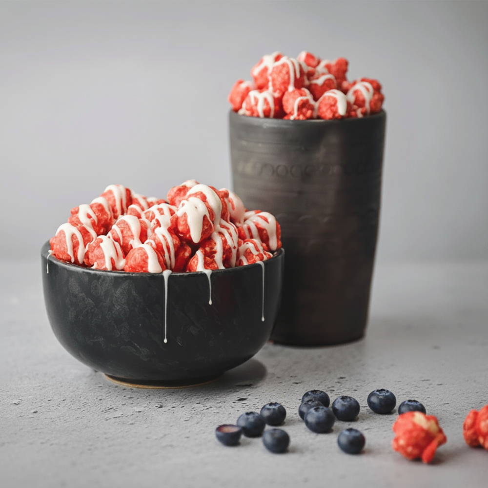 
                  
                    Premium blueberry popcorn with premium packaging 
                  
                