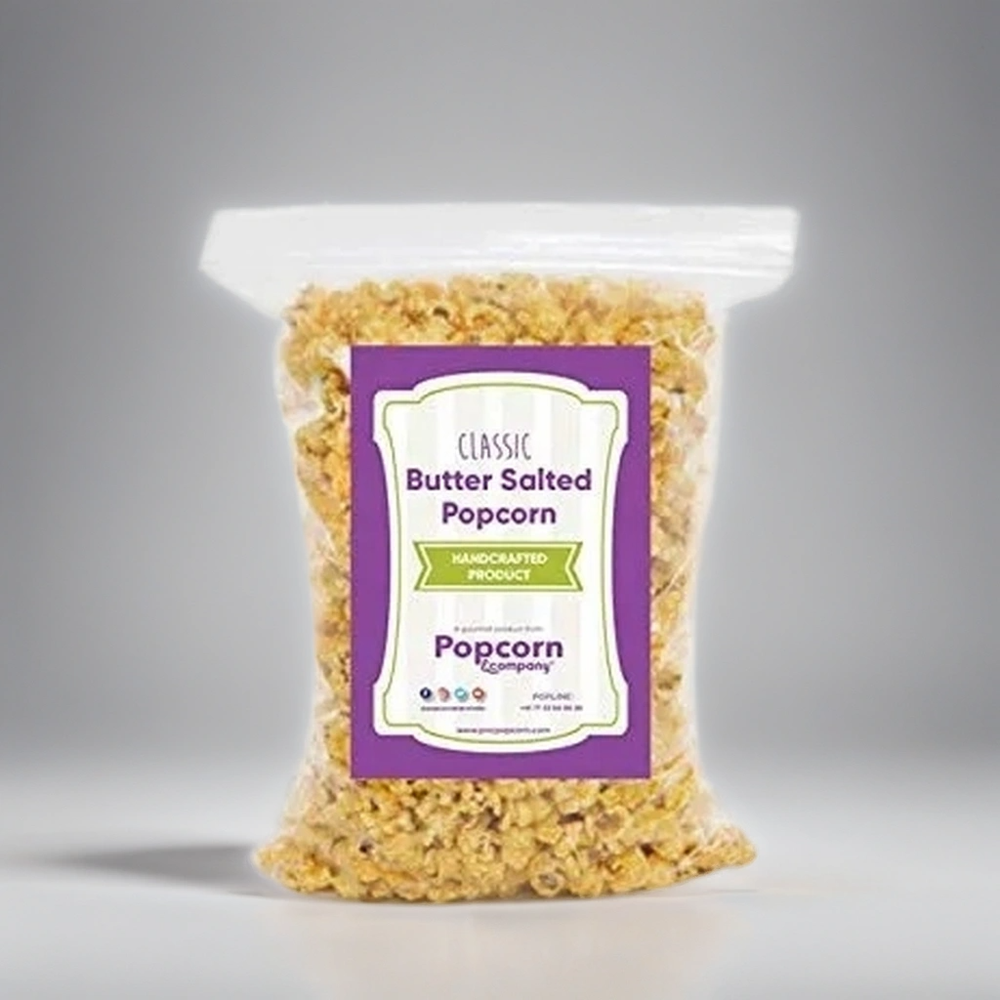 Classic Butter Salted Popcorn Pack Made with Whole Grain and Sunflower Oil, Ready to Eat Popcorn Pack - Popcorn & Company 