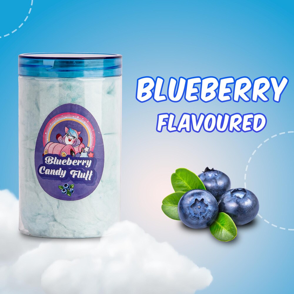 
                  
                    Candy Floss - Blueberry Flavour Pack of 3- 240g - Popcorn & Company 
                  
                