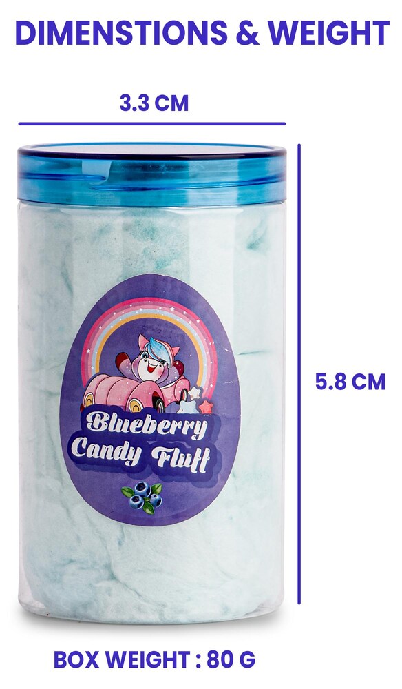 
                  
                    Candy Floss - Blueberry Flavour Pack of 3- 240g - Popcorn & Company
                  
                