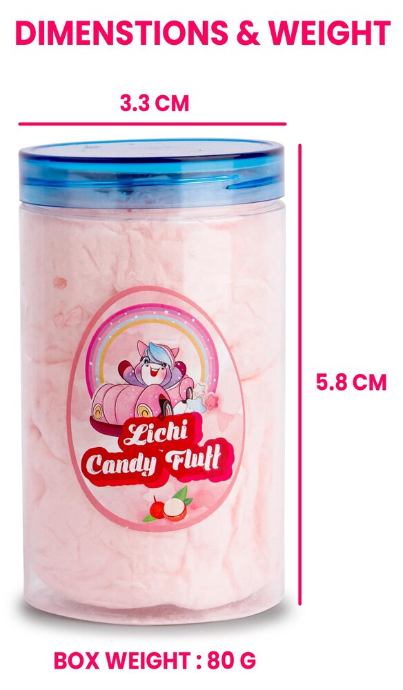 
                  
                    Candy Fluff, Lichi - Pack of 3 - Popcorn & Company
                  
                