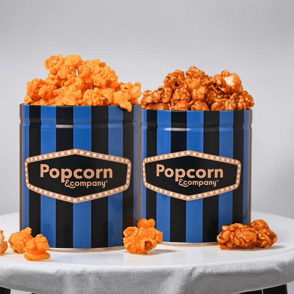 Caramel Krisp + Soft Cheesy Sriracha Popcorn (Combo Pack) - Popcorn & Company 