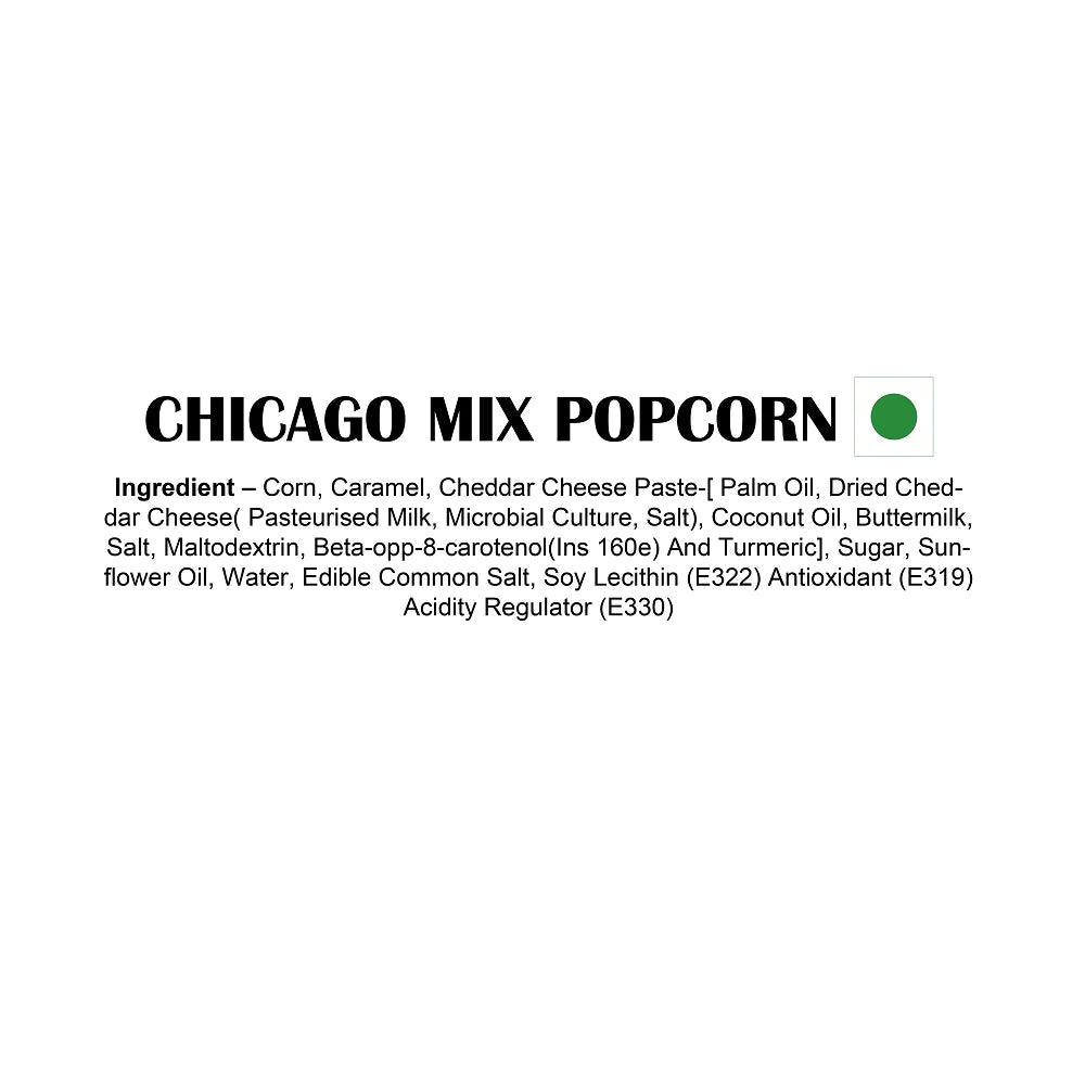 Chicago Mix Popcorn - Caramel Popcorn - Cheese Popcorn - Pack of 2 ...