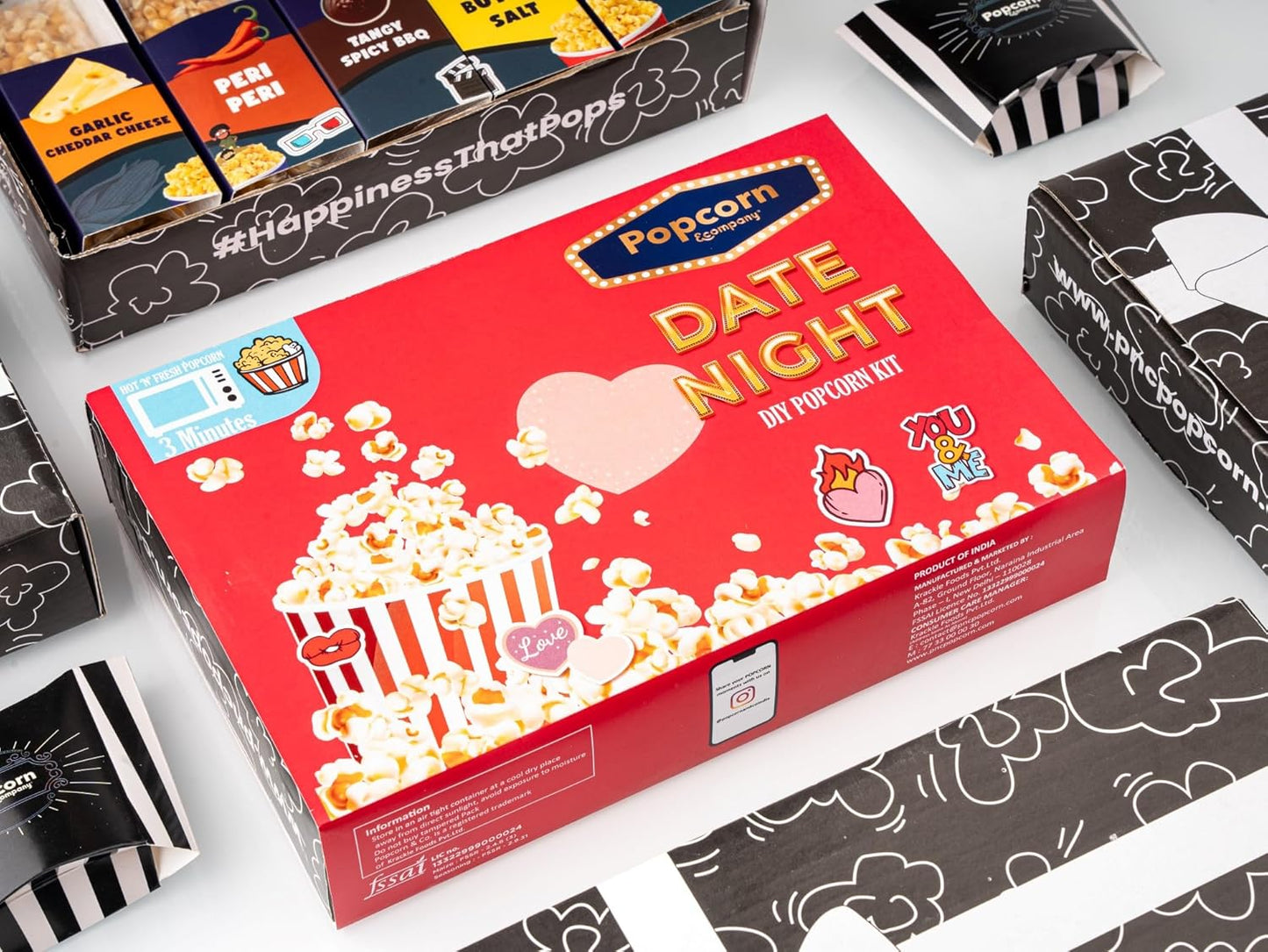 
                  
                    Couples DIY Gourmet Popcorn Kit with seasonings
                  
                