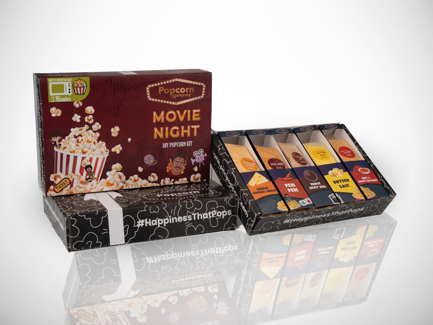 
                  
                    DIY movie night snack kit for home entertainment.
                  
                
