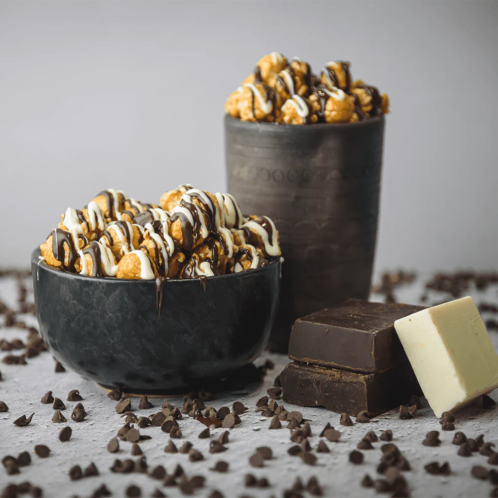 
                  
                    Double Choco Fudge + Caramel Krisp Popcorn (Combo Pack) - Popcorn & Company 
                  
                