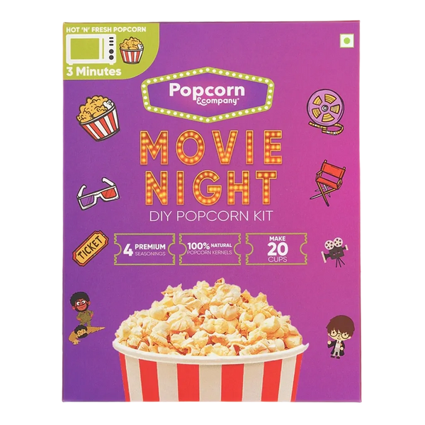Mini Movie Night DIY Kit 450 gm by Popcorn & Co.