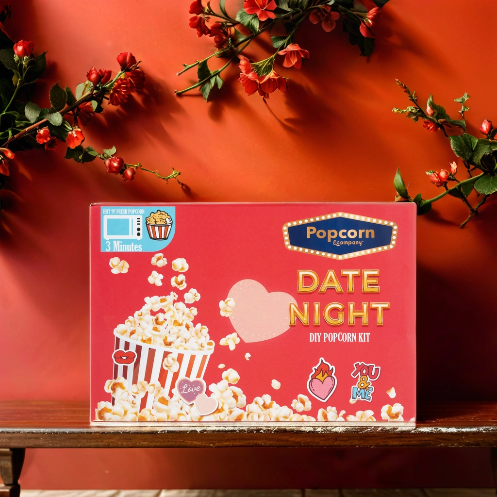 
                  
                    Movie Night Popcorn Date Kit gift box
                  
                
