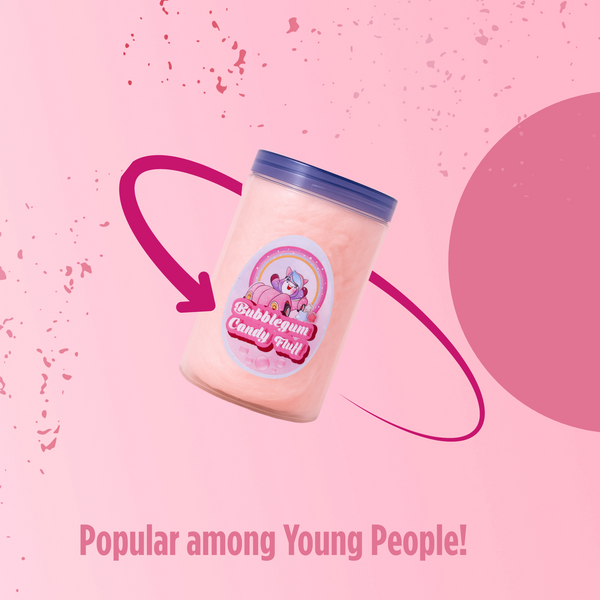 Sweet Bubblegum Cotton Candy by Popcorn & Co.