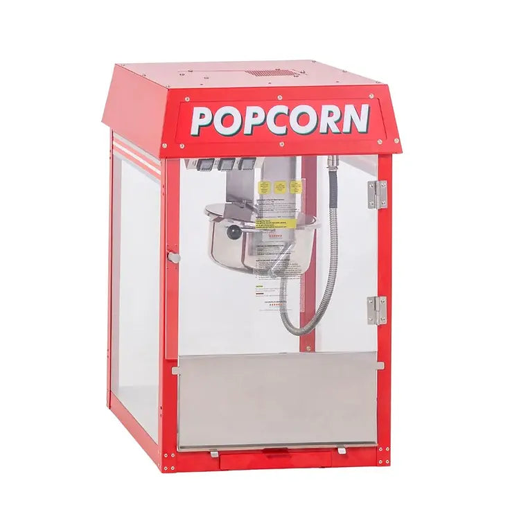 
                  
                    Commercial 8 Oz Popcorn Machine – POLO Red / Black
                  
                