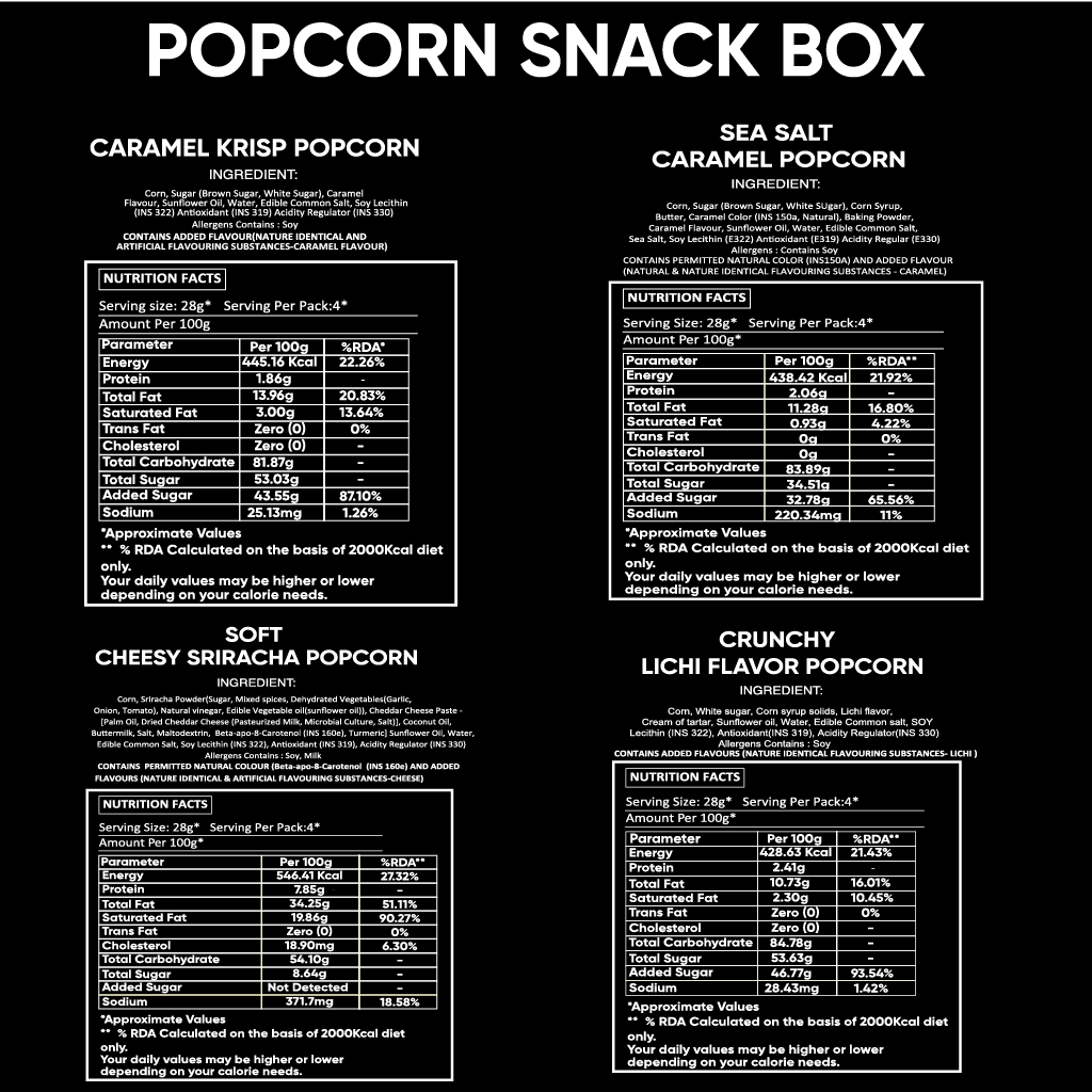 
                  
                    Popcorn Snack Box | Tasty and Zesty Flavors
                  
                