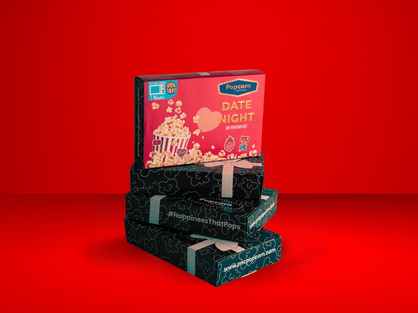 Premium date night popcorn gift