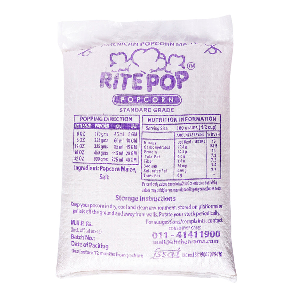
                  
                    Popcorn Kernels, Butterfly Popcorn Seeds Bag 10 KG - Rite Pop - Popcorn & Company 
                  
                